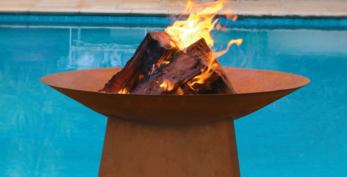 Aurora Glow Fire Pit